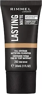 [Rimmel] London Lasting Matte Foundation, 203 True Beige
