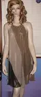 NEW! FREE PEOPLE COLOR BLOCK Striped Lined Chiffon SWING DRESS XS S M L $148