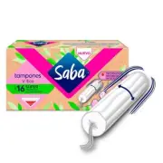 SABA TAMPONES CONTIENE 16 PIEZAS PROTECTORES