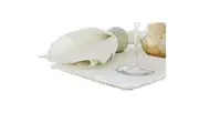 Hoydu Set Of 6 Damask Embossed Polyester Cotton Bright White (Also Known As Gardenia Or Marshmallow) 40 X 40Cm Napkins