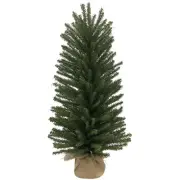 Northlight 18" Scottsdale Mini Pine Artificial Christmas Tree Burlap