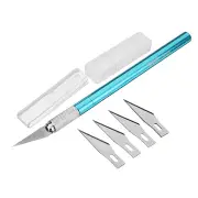 Metal Handle Hobby Cutter Craft with 6pcs Blade Cutting Tool