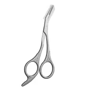 Eyebrow Scissors with Comb Professional Precision Eyebrow Trimmer