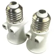 Plug Connector E27 Bulb Adaptor Lampholder Conversion Lighting Accessories