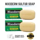2 x 100g NIXODERM Sulfur Soap For Relief Of Common Skin Problems Vegetable Base