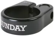 Sunday Slim Seatpost Clamp - 1-1/8 Black BMX Bike