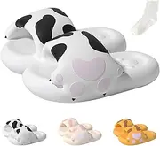 [Generic] Cat Paw Slippers, Summer 3D Cartoon Cat Feet Slides for Women Men, Thick Bottom Non-slip Couple Sandals House Indoor Outdoor