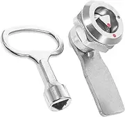LOORGVEL Stainless Steel Ball Type Triangle Lock Easy Install Mailbox Drawer Locks Keys for Cabinet Safety
