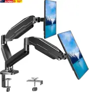 Dual Monitor Mount Fits 13 to 32 Inch Screen, Height Adjustable Monitor Stand fo