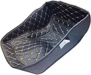 New Motorcycle PU Rear Trunk Cargo Liner Protector, for Seat, Bucket Pad Accessories TMAX530 2012-2016 Tmax 530 Motorcycle Storage Box Liner(Black Gold)