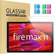 Anti-Scratch Screen Protector For Amazon Fire Max 11" Tablet Tempered Glass Film