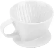 #2 Pour over Coffee Maker, Single Cup White Ceramic Coffee Dripper, 1 Set Size N