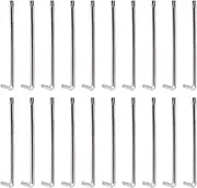 Justivana 20X Long Arm Tamper Proof Torx Star Key Wrench Silver, T25 100mm