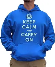 [Nutees] Keep Calm And Carry On WWII War Poster Sweta yenye kofia