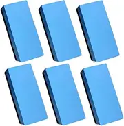 DINHEAROM 6Pcs Car Wax Applicator Sponges High Density Cleaning Pads for Car Detailing Tire Cleaning Furniture Care Versatile Efficient Wax Applicator