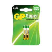 在飛比找特力屋線上購物優惠-[特價]【超霸GP】6號(AAAA)鹼性電池4粒裝(吊卡裝)