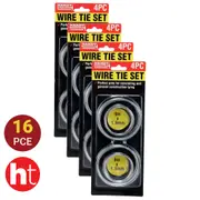 16pc Wire Tie Set 1.8mm Handy Hardware Tying for General Construction Rope