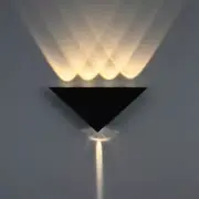 Triangle Light LED Outdoor Wall Lanterns Yard Waterproof Lamp Up/Down Lighting