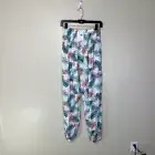 Lotus and Luna Pants Womens Small Medium Honolulu Harem White Green Pink NEW