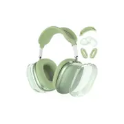 Headphones Case Silicone Full Set Cover Ear Pad Protective Sleeves for Apple AirPods Max-Green