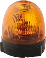 HELLA 2RL 009 506-211 Halogen-Rotating Beacon - Rota Compact - 24V - Yellow - mounting/Bolted - Yellow - Cable: 140mm - Plug: Flachstecker