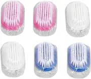 CLISPEED 6pcs Double-sided Exfoliating Foot Rubbing Brush Multifunctional Care Tools for Smooth Skin and Healthy