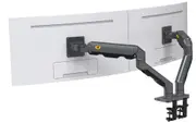 Curved Screen HD Dual Screen Monitor Mount for large screens up to 16kg or 45"