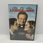 LICENSE TO WED (DVD 2007) ROBIN WILLIAMS MANDY MOORE - BRAND NEW - FREE SHIPPING