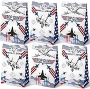 Outego Fighter Jet Pilot Party Favor Bags Fighter Pilot Goodie Bags Fighter Jet Pilot Party Favors for Kids Fighter Jet Pilot Birthday Party Supplies
