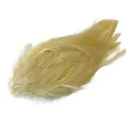 New Coque Hackle Feather Pad - Beige - Wholesale Feathers & Craft Supplies