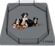 Washable Pee Pads for Dogs - 2 Pack Reusable Washable Puppy Pads Waterproof -...