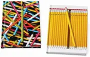MoMA Hidden Pencil Paper Notebook Hardcover - Yellow or Coloured