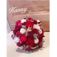 在飛比找蝦皮購物優惠-Kanny 新娘捧花 紅色系捧花 乾燥花捧花 外拍捧花 新娘