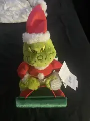 Hallmark 2024 Grinch on Sled Musical Plush With Motion, 9.5" Dr Seuss Christmas