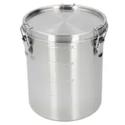 Airtight Pet Food Storage Container Stainless Steel Versatile Leakage Proof Cat Dog Food Holder Bin