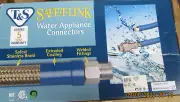 T & S HW-6C-48 Safe T Link Water Hose w/ Quick Disconnect 1/2" Dia. 48" Long