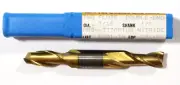 NIAGARA, 7/16" DOUBLE END, 2 FLUTE HSS END MILL, TiN COATED #28140 B643