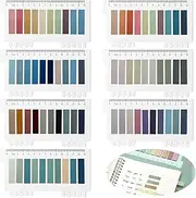 1400pcs Sticky Tabs Page Markers, SourceTon Writable Page Sticky Notes with Ruler for Page Marking Classify File (7 Sheets)