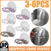 3-6X Toothbrush Holder Wall Mount Sucker Bathroom Suction Cup ToothpasteStorage