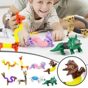 2 Pieces Tubes Spring Dog Toys Fine Motor Skills Toddler Toys Sensory Stretch