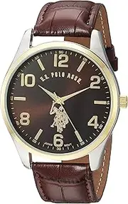 [Accutime] U.S. Polo Assn. Classic Men's USC50225 Analog-Quartz Brown Watch
