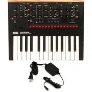 Korg monologue Analog Synthesizer with 9V Power Supply - Black