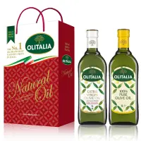 在飛比找Yahoo奇摩購物中心優惠-Olitalia奧利塔 特級初榨橄欖油+純橄欖油禮盒組(10