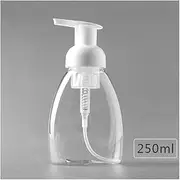 Home Hotel Plastic Bathroom Hotel Liquid Soap Foam Dispenser Clear Foam Make Up Shampoo Lotion Containers Bottle Soap Lotion Shower Dispenser(250ml)