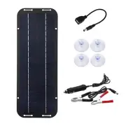 60W 12V Solar Panel Kit Outdoor Camping Battery Solar Plate with USB Car 4238
