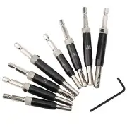 Woodworking Hinge Drill Bit Set Hinge Window Door Cabinet Drilling Hole Puncher