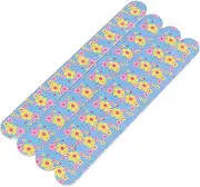 MUSISALY 20Pcs Colorful Manicure Nail Files Versatile Nail Grinding Bars with Random Patterns for Professionals Learners