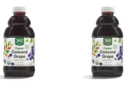 (2 Pack) 365 Whole Foods Market Organic 100% Concord Grape Juice, Non-GMO, 32 Oz