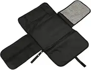 Baby Changing Pad, Travel Changing Mat Convenient Portable Waterproof with Small Storage Bag for Moms Dads for Stroller Walks or Diaper Bag(Grey)