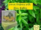 Handmade Lemon Verbena Goat Milk Soap, Shea Butter, + samples, ships fast